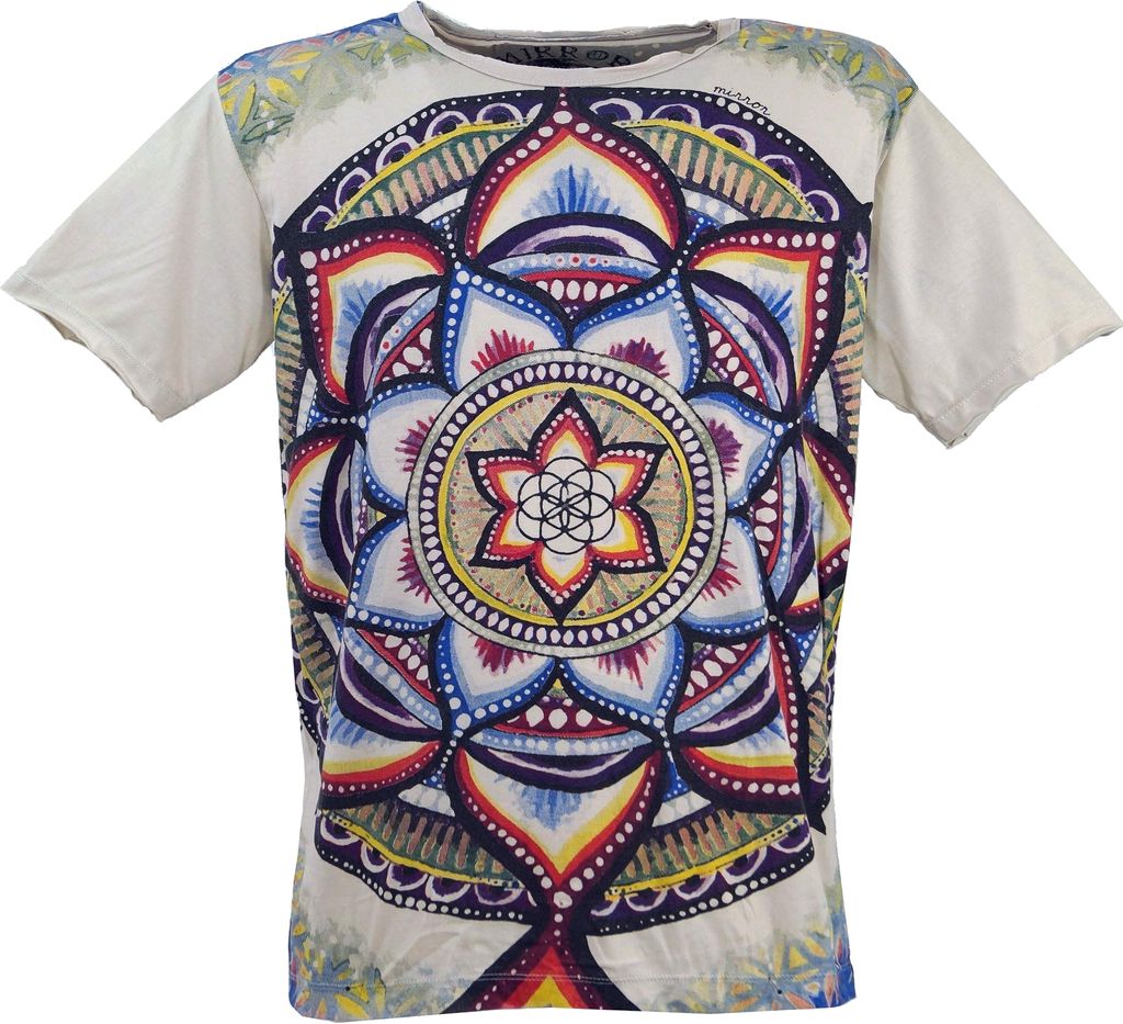 Mirror T-Shirt - Universum /hellgrau, Herren, Baumwolle, Größe: XXL