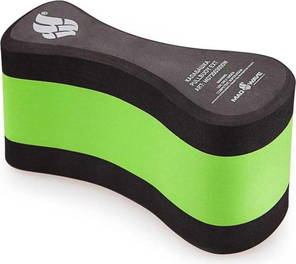 Mad Wave, planche de natation, vert et noir. Vert et noir, Image du produit 