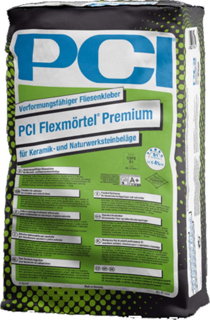 AKTION - PCI Flexmörtel Premium Fliesenkleber grau 20kg Obrázok produktu 