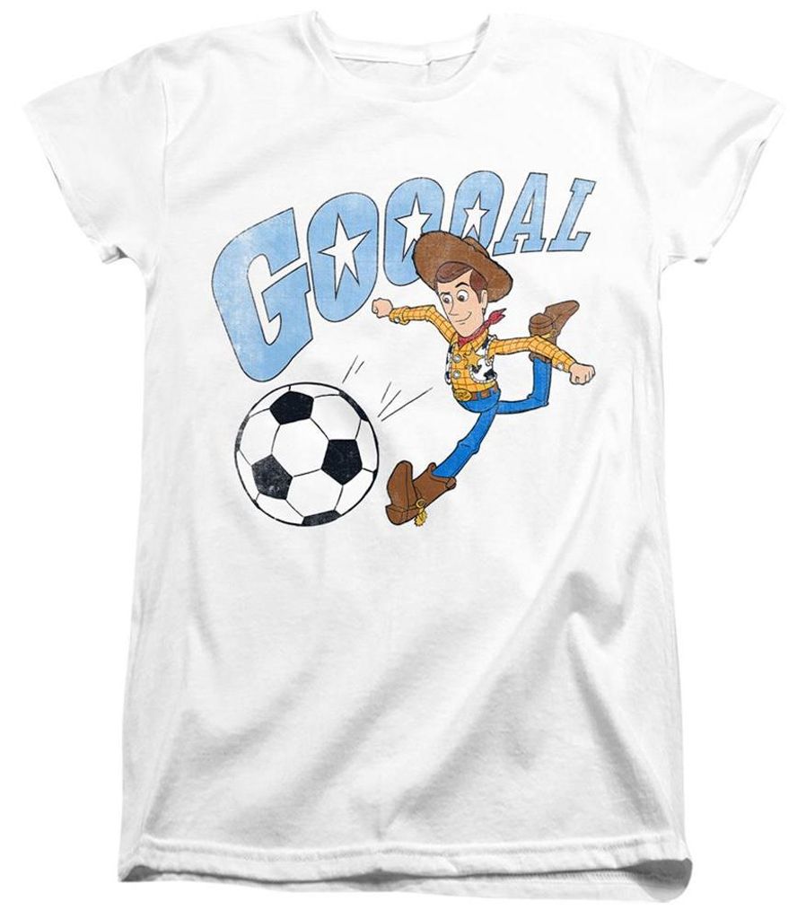 Toy Story - "Goal" T-Shirt für Damen TV34805 (M) (Weiß)