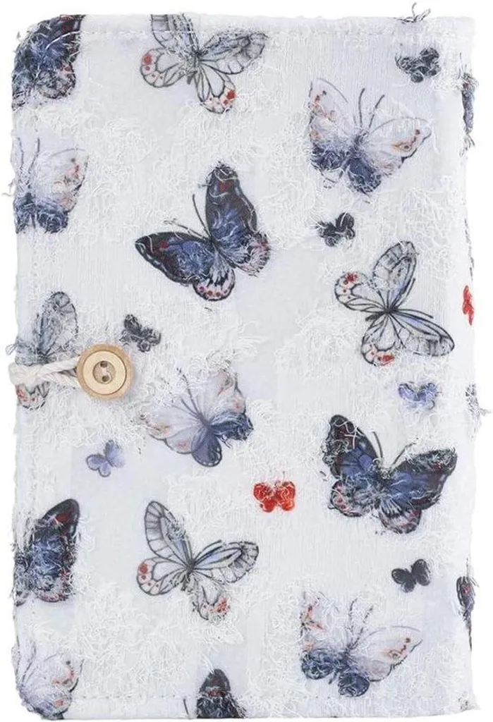 Journal de voyage pour globe-trotter tissu robuste 90 feuilles anneaux
