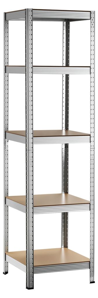 Scaffale per carichi pesanti Wiltec zincato 45 x 45 x 180 Immagine del prodotto 