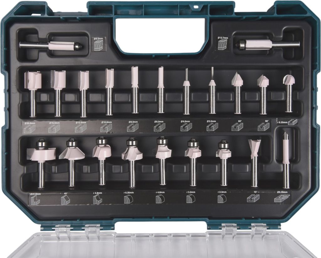 Makita Fräser-Set 8 mm 22tlg. - D-74778 Produktbild 4