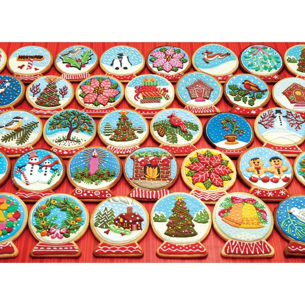Puzzle 1000 pièces Noël : Sablés de Fêtes pour Adultes et Passionnés