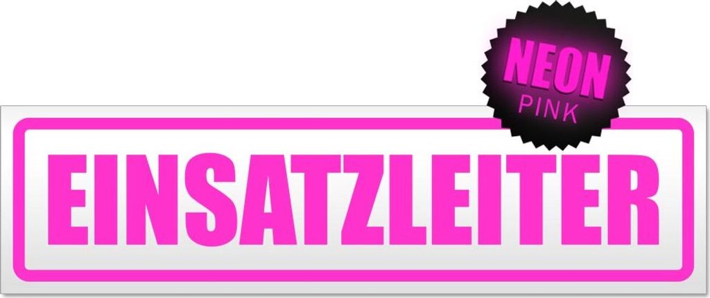 Einsatzleiter Magnetschild Schild magnetisch