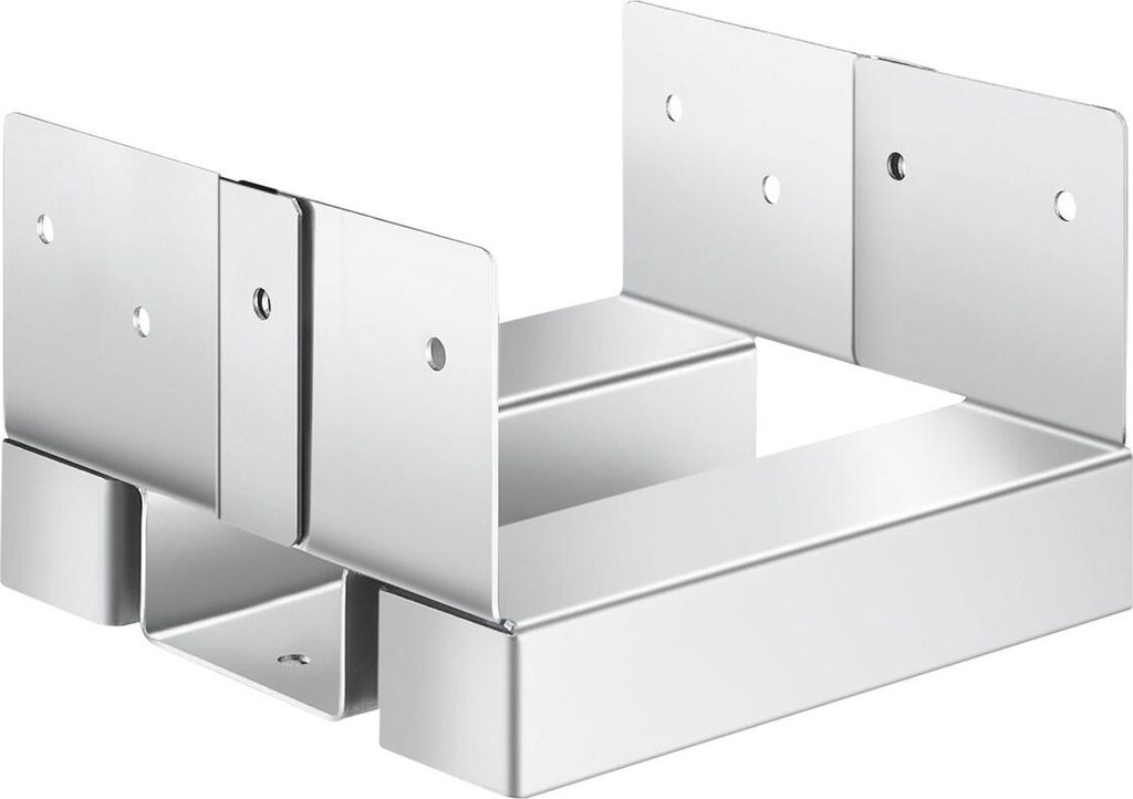 10 Stück 6x6 Pfostenfundamentanker für Beton, Innenmaße 5,49 x 5,57 Zoll