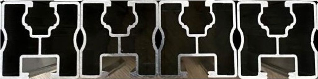 Solar Montageschiene 1642 40x40 blank, EN AW6060 T66, HL 1000mm