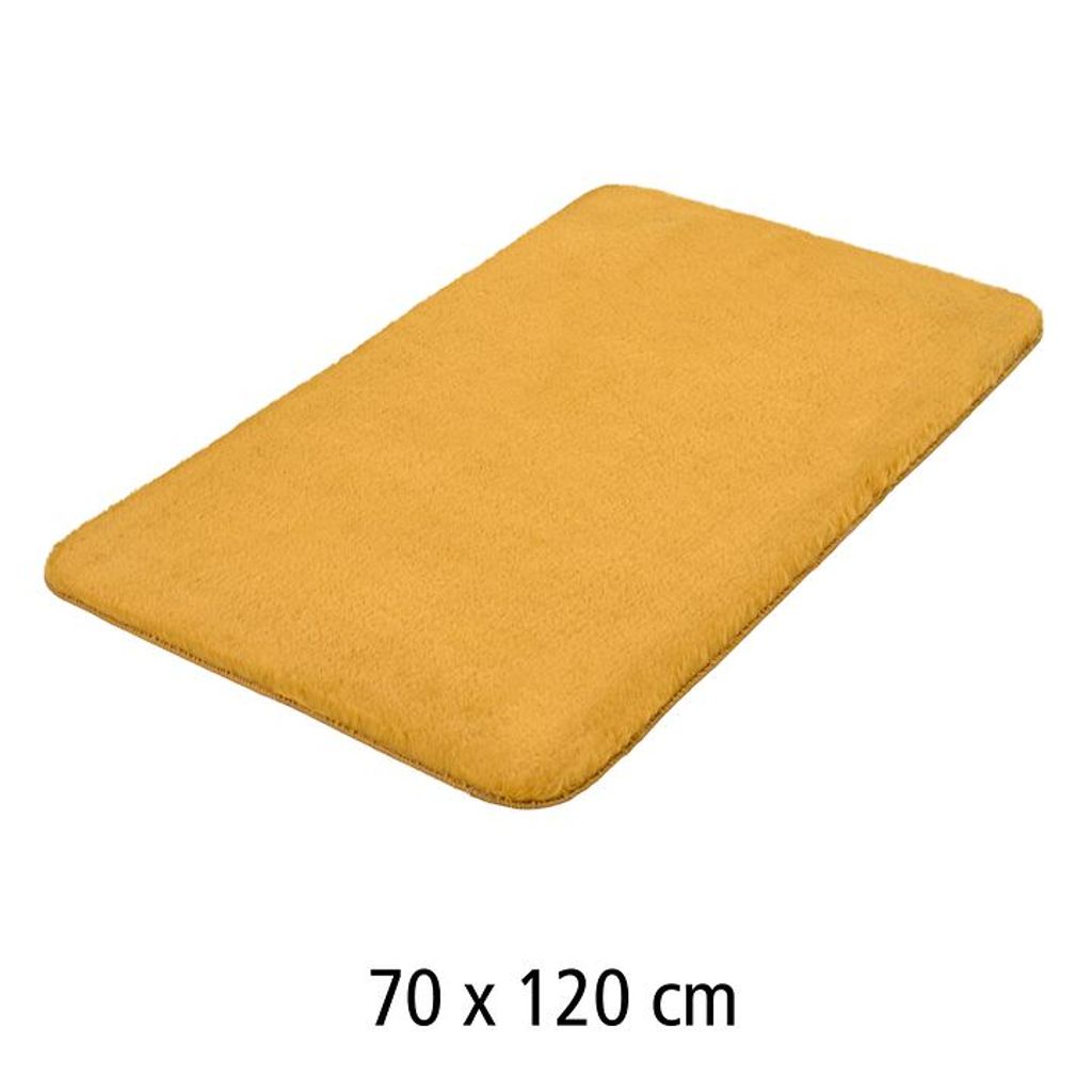 Kleine Wolke Badteppich Cony Goldgelb 70x120 cm