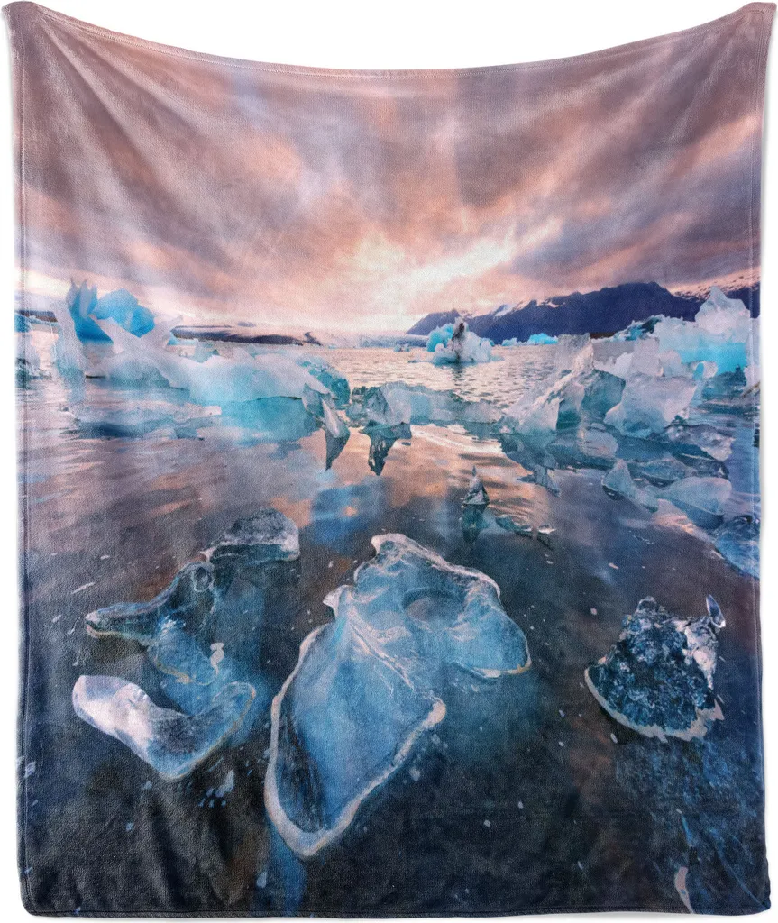 Coperta da Viaggio ABAKUHAUS 125x175 cm - Pile Islanda per Camping e Casa