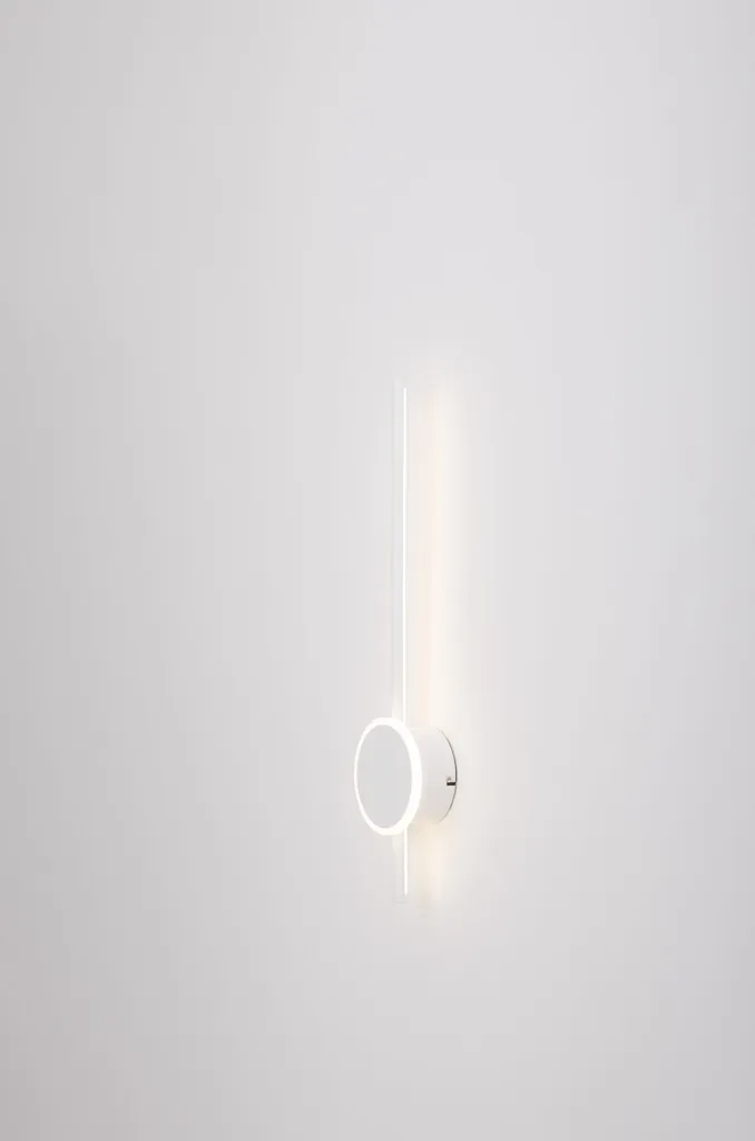 Nova Luce CLOCK Applique Murale LED Design en Aluminium et Verre Sablé