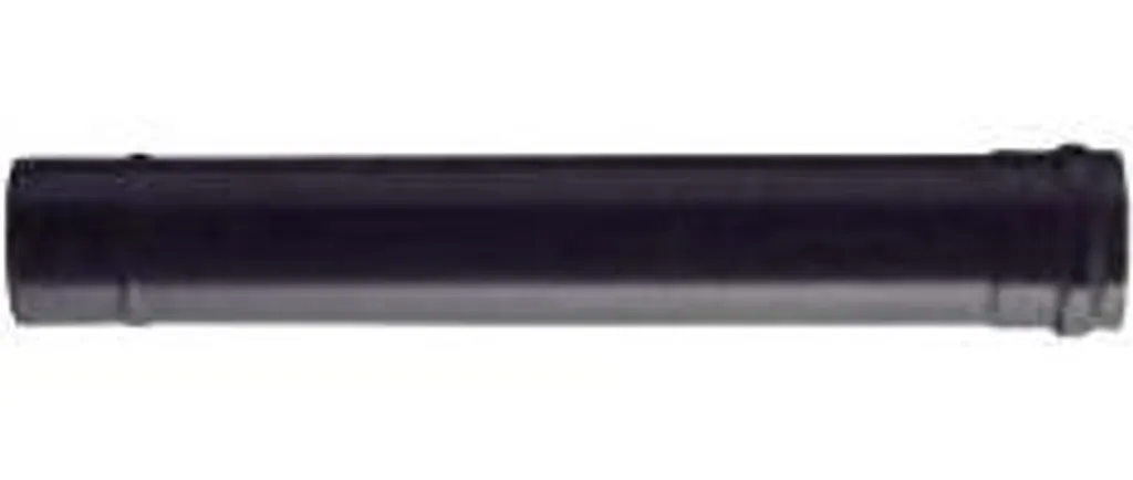 Tuyau de raccordement droit pour poêle à bois 500 mm SAVE PN801 Noir