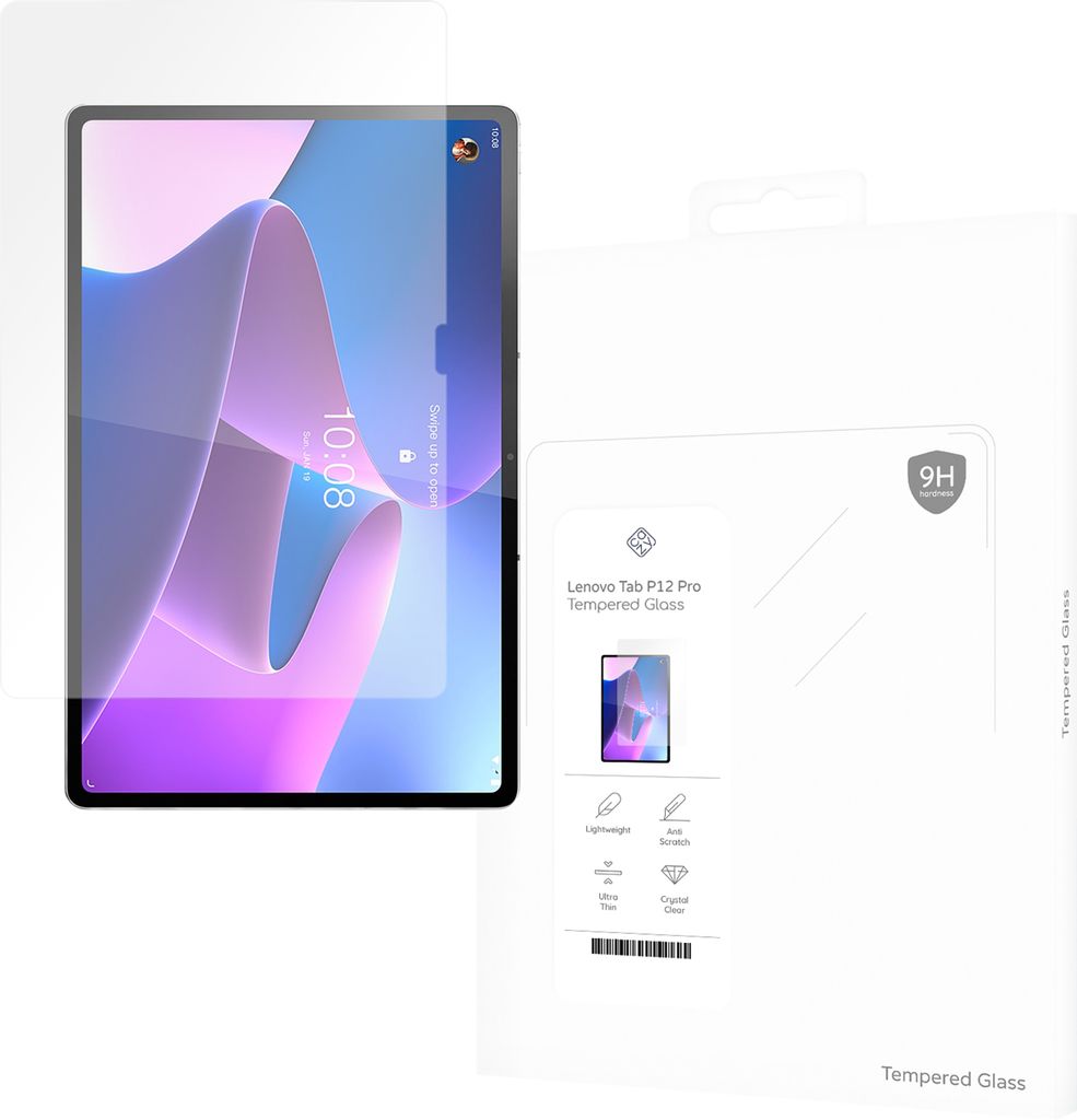 Schutzfolie Lenovo Lenovo Tab P12 Pro - Panzerglas - Cazy - Transparant