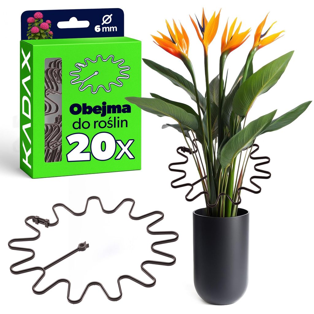 KADAX uchwyt do bylin okrągły Ø 21 cm w zestawie 20 sztuk, Zdjęcie produktu 