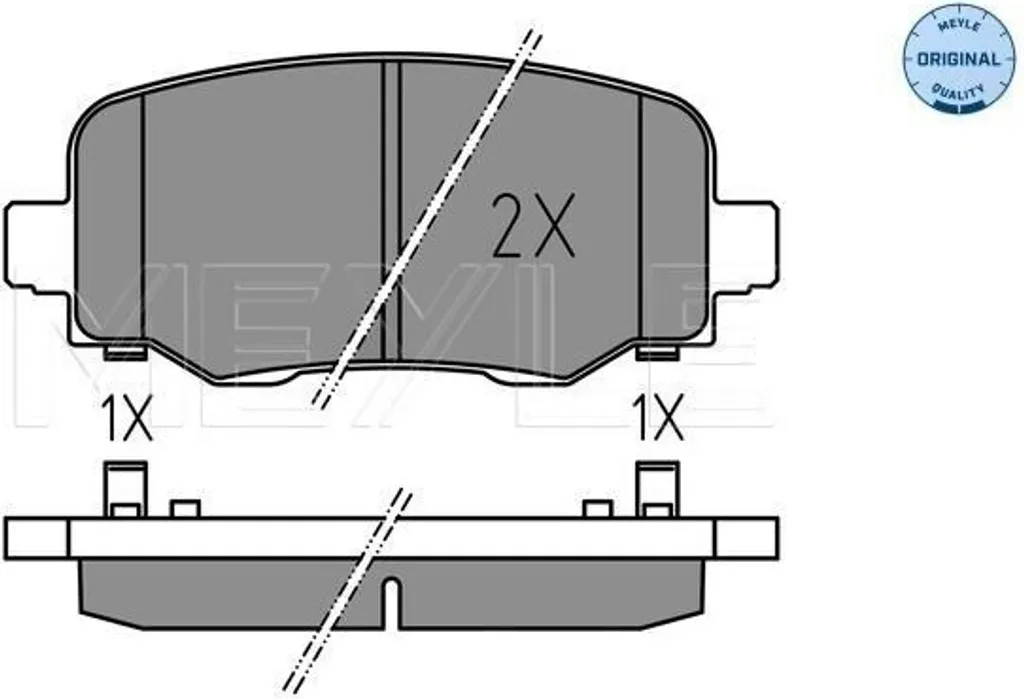 Plaquettes de frein anti-bruit MEYLE pour Jeep Renegade 4x4