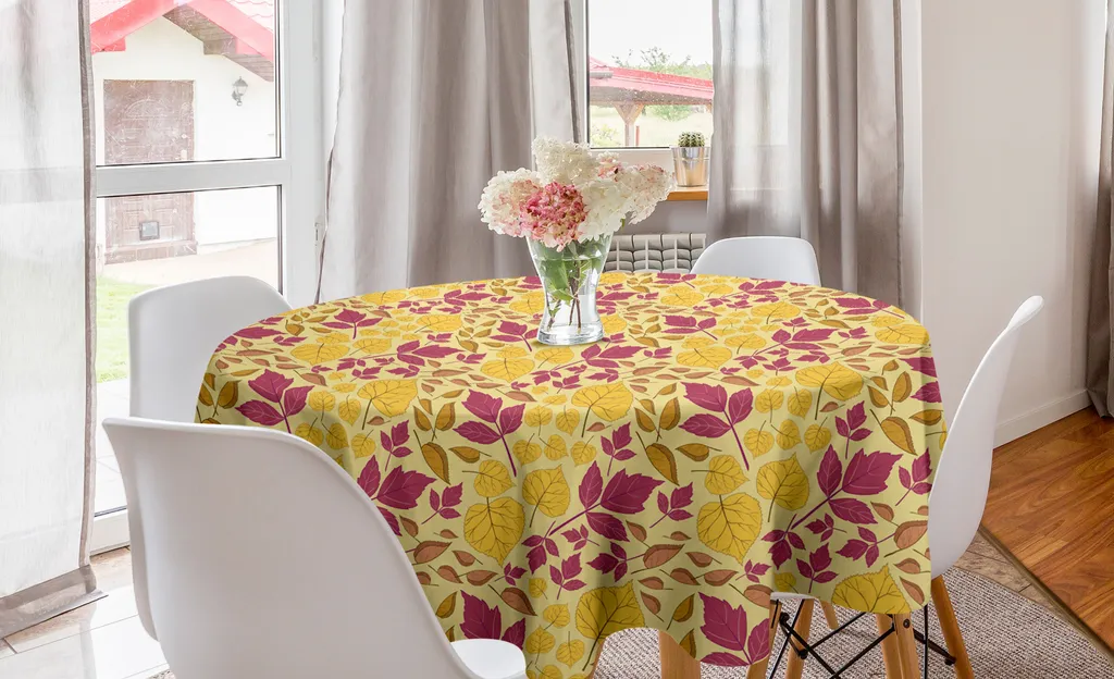 Decorazione Cucina Autunnale: Tovaglia Rotonda ABAKUHAUS 150 cm