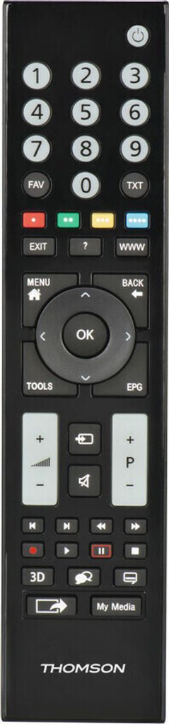 Hama ROC1117GRU, TV, IR Wireless, Drucktasten, Schwarz Produktbild 