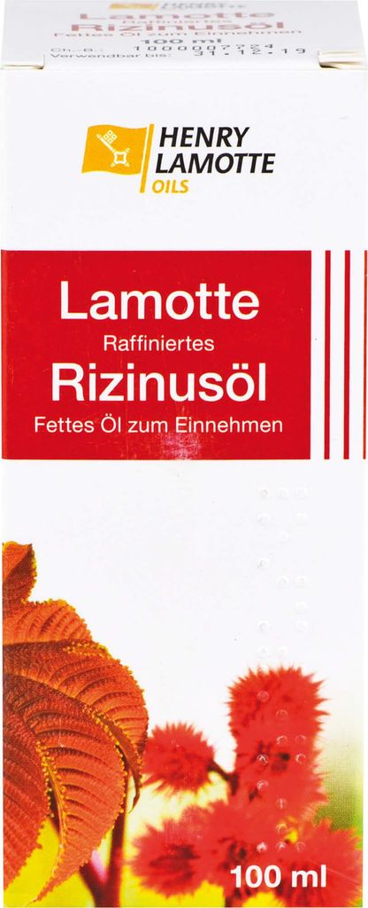 HENRY LAMOTTE Raffiniertes Rizinusöl zum Einnehmen, 100 ml Produktbild 
