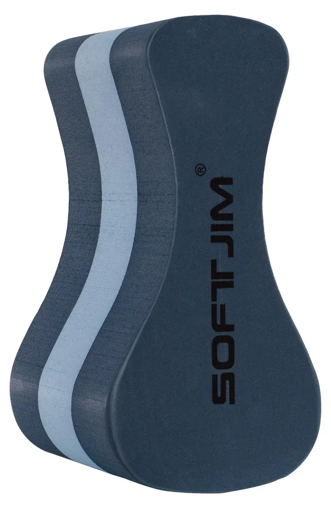 Pull Boy bleu bicolore 23,5x12 cm pour entraînement technique natation