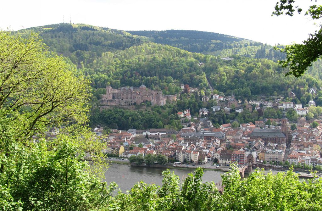 hansepuzzle 31813 - Heidelberg Puzzle, 500 Teile, Reisen, 46,0 x 30,0cm mit hochwertiger Aufbewahrung, Kartonbox und wiederverschließbarem Beutel