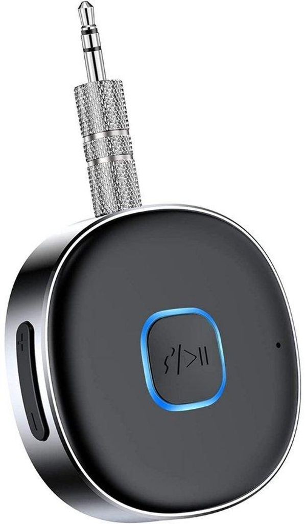 draagbare Bluetooth 5.0-Audio-Adapter, 3,5 mm AUX-Adapter für Auto/Heim-Audio/Headsets/Speaker