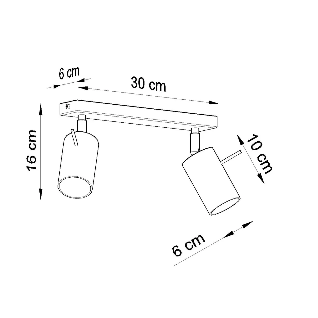 Sollux Lighting RING 2 SL.0092 | Offerta Lampada Soffitto Nera - 4