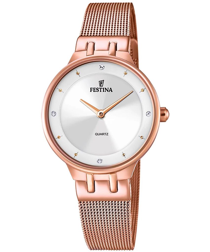 Festina Damenuhr F20599-1 CYRKONIE Roségold