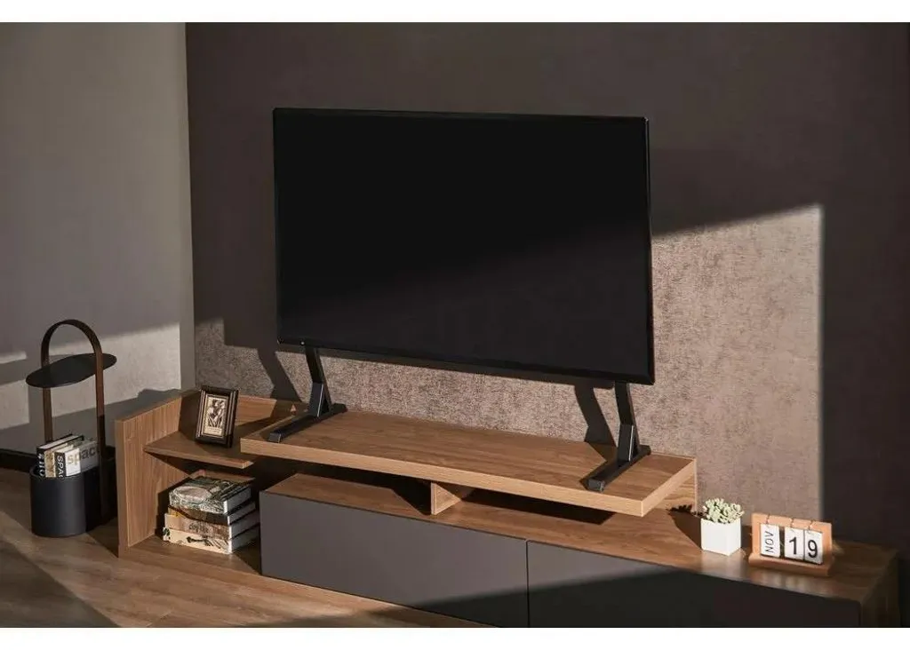 Support TV Mural Fixe Gembird Argenté pour Écran Plat et Moniteur LED LCD - 6