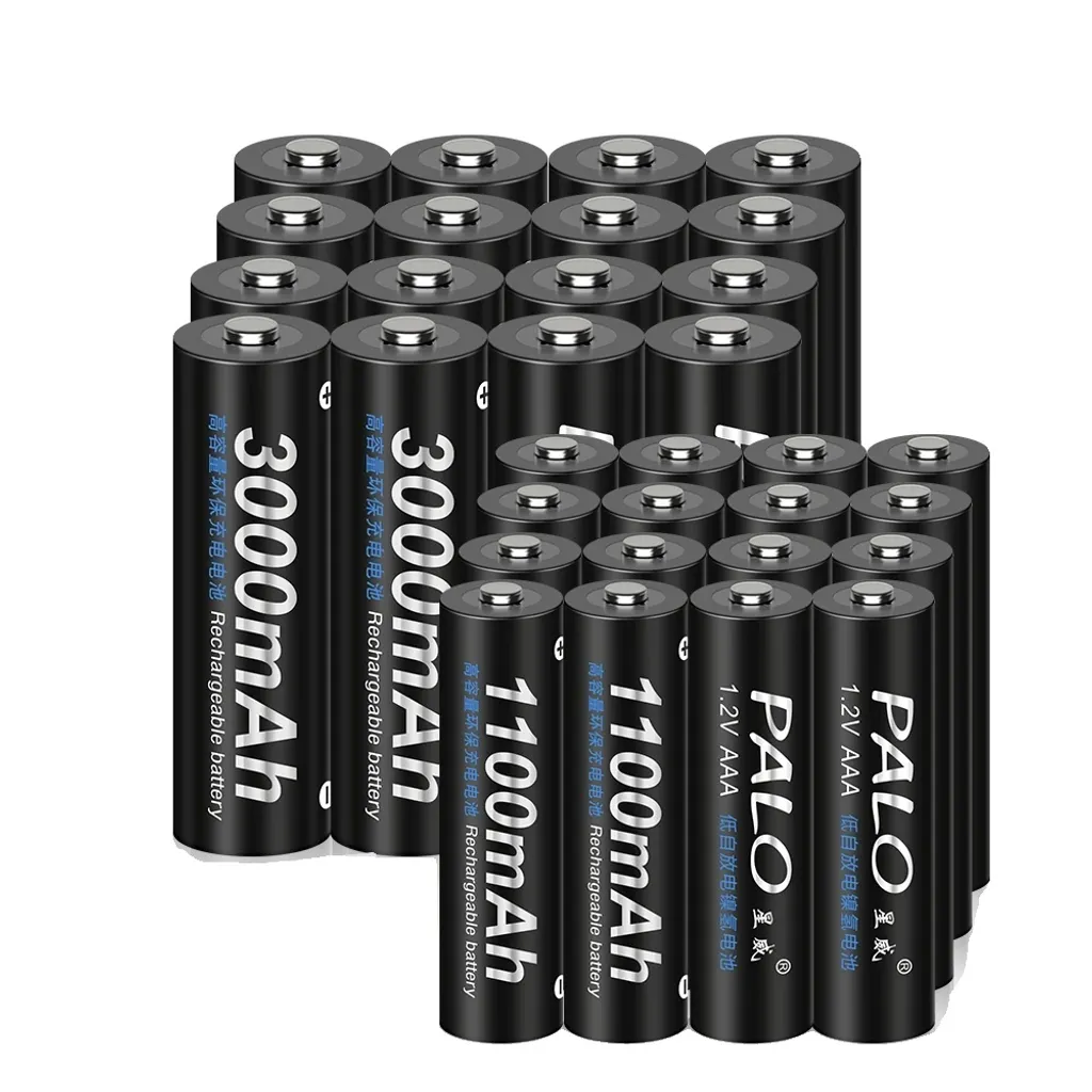 Finissez-en avec les Piles Vides : Kit PALO 16AA + 16AAA Rechargeables