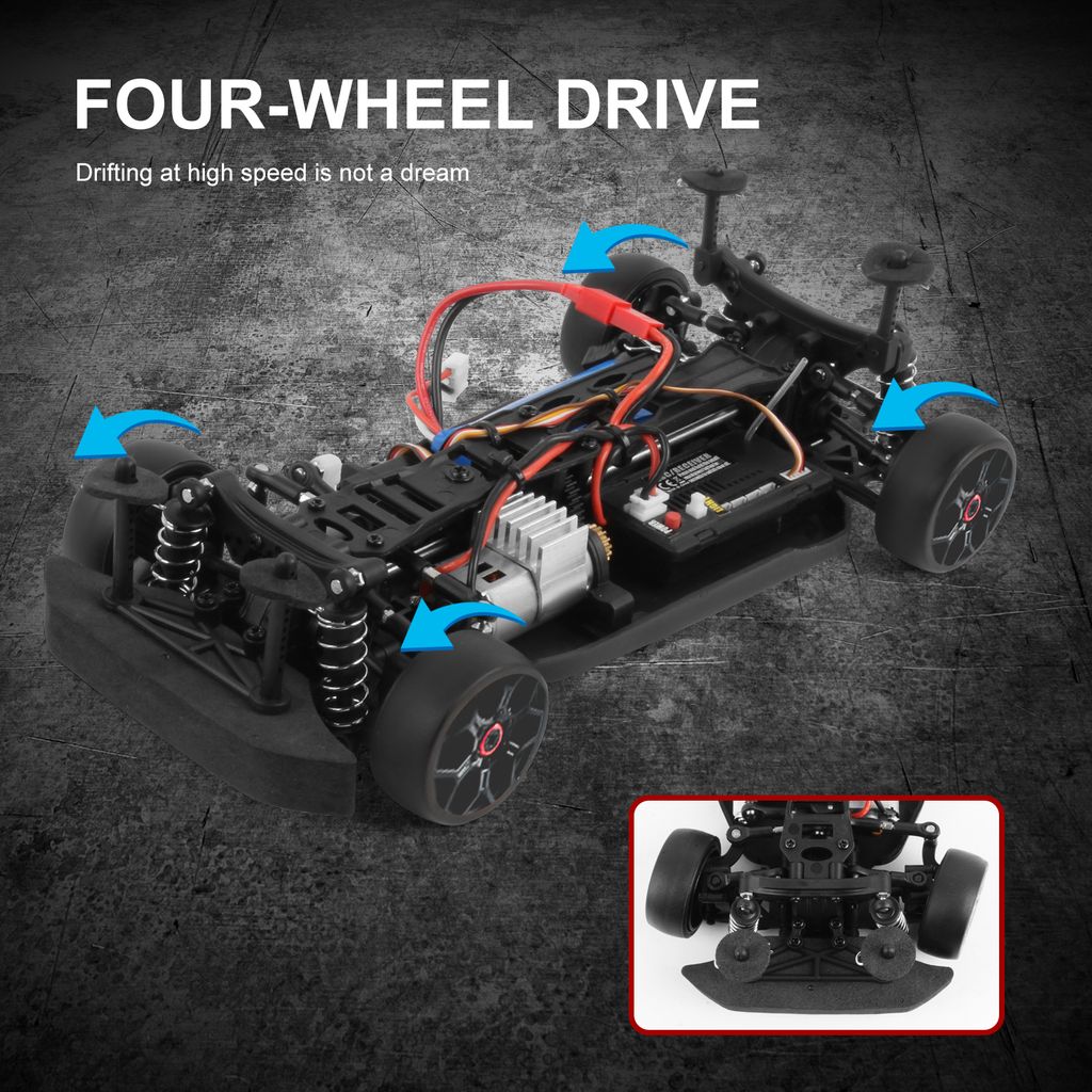 RC Drift Car 1/18 RC Car 2,4 GHz 4WD 30 km/h Produktbild 8