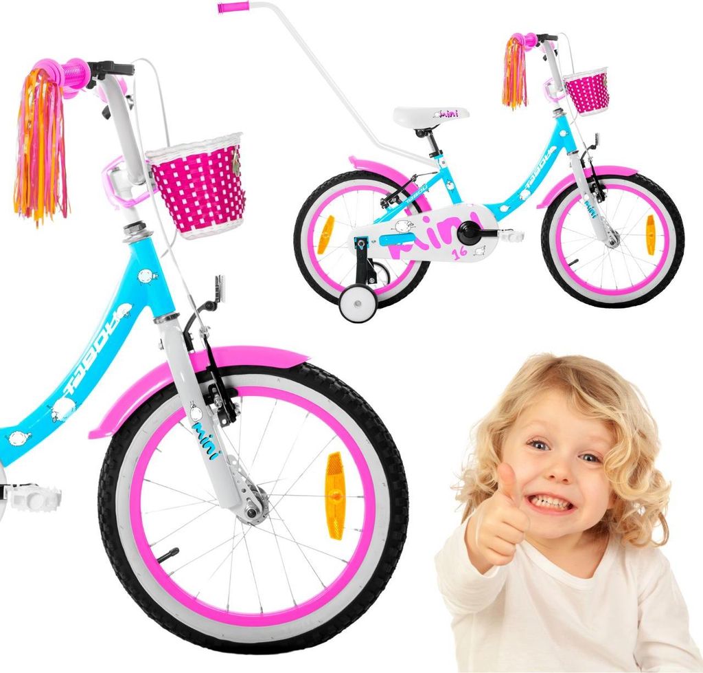Tabou Kinderfahrrad Mini Bike 16 Zoll Sehr Leicht Für Mädchen