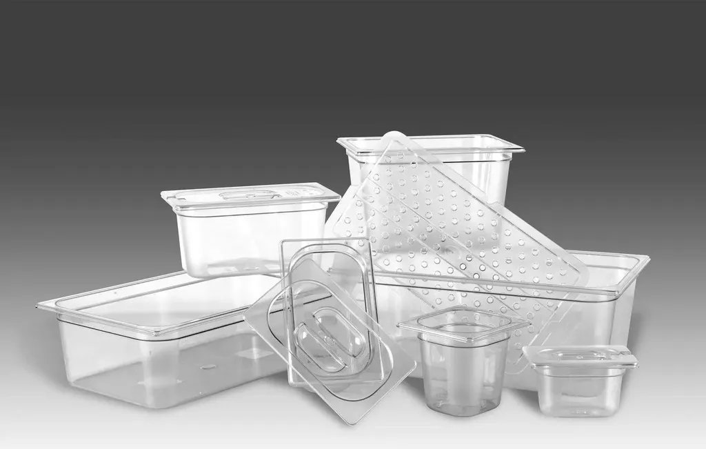 Récipient Polycarbonate GN 1/2 Incassable 150mm - Capacité 8,70L - 2