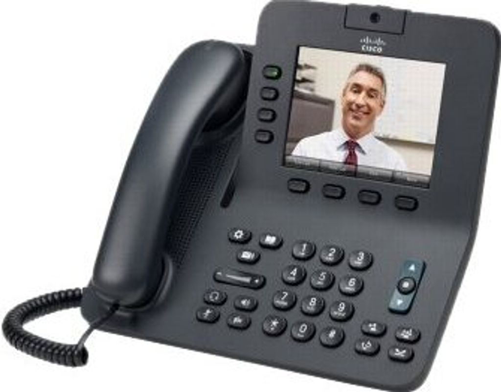Cisco IP 8945 Telefon, Farbdisplay, Rufnummernanzeige, Integrierte Kamera, Freisprechfunktion, Video-Telefonie, Bluetooth, Ethernet