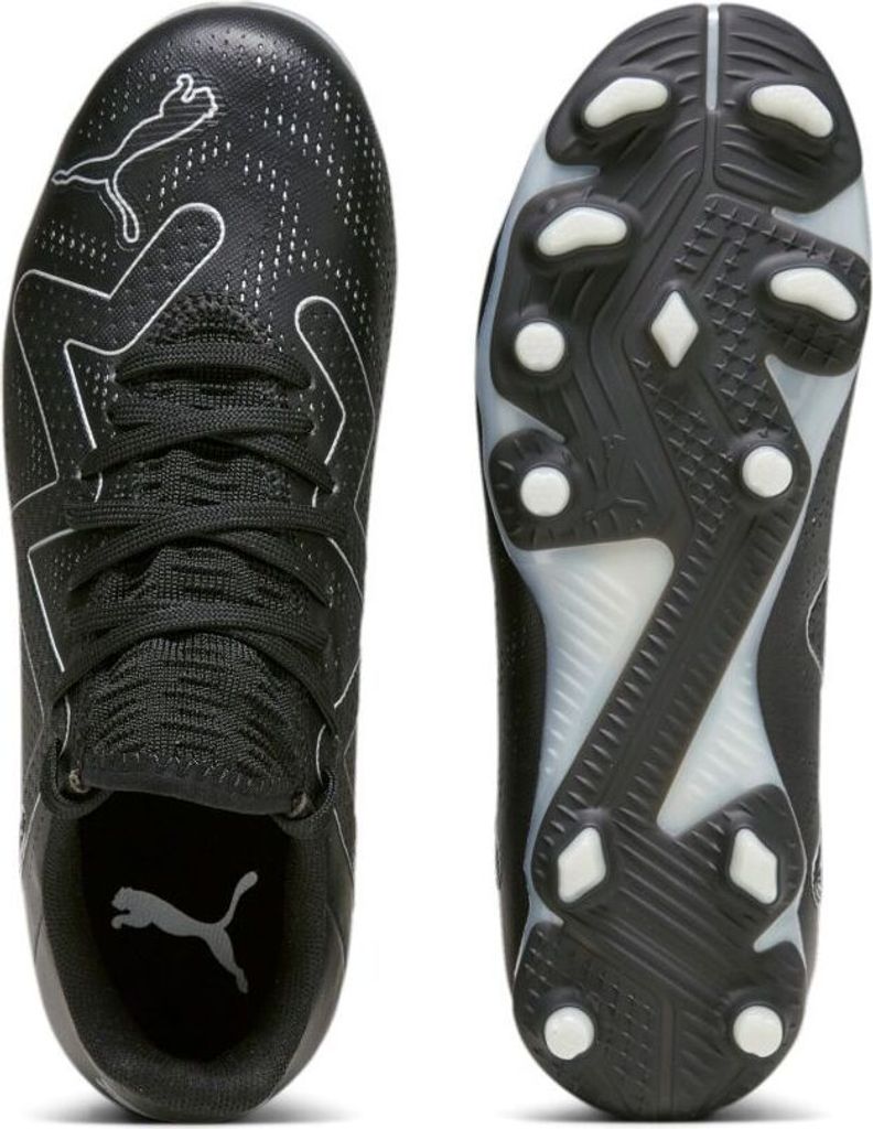 Puma Future Play FG/AG Jr Kinder Fußballschuhe schwarz silber UK 10 EU 28