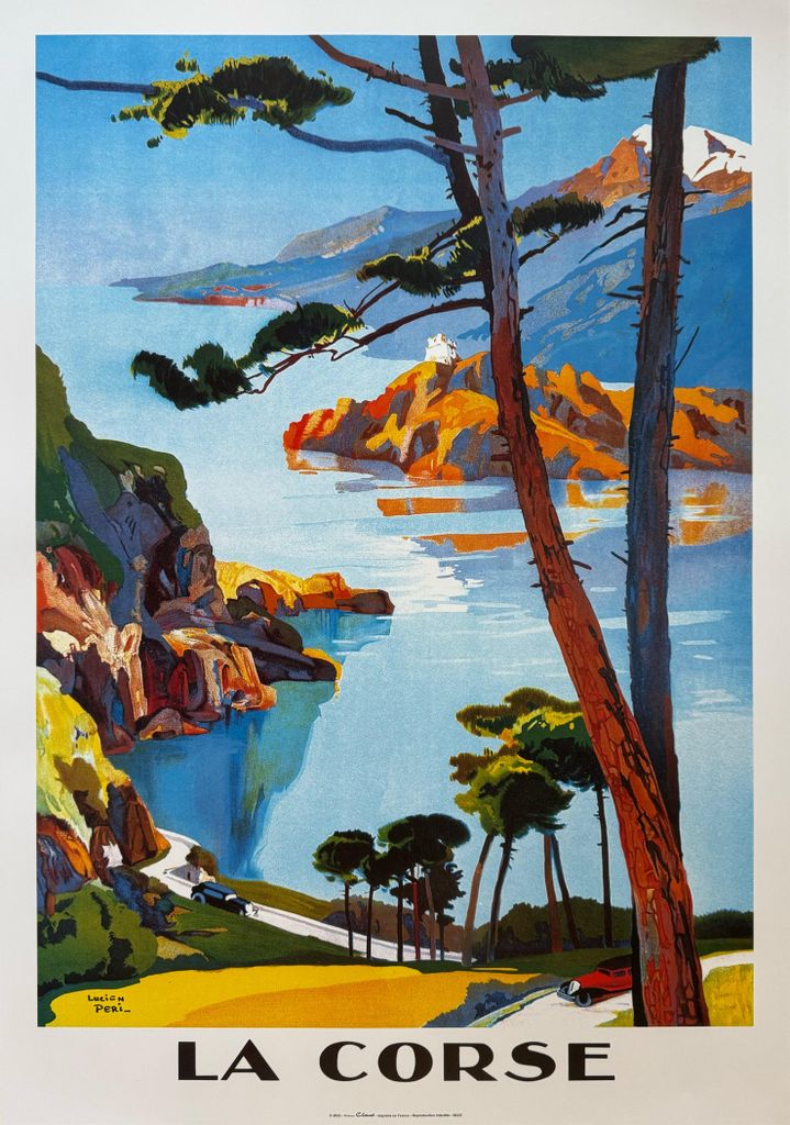 La Corsica - PERI - Poster 50x70 cm Immagine del prodotto 