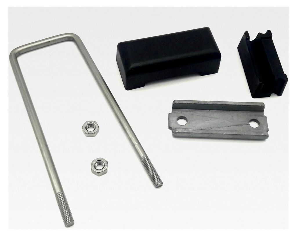 10 Stück U-Bügel Befestigungshalterung Verbinder für 40mm x 100mm Vierkantpfosten Doppelstabmattenzaun