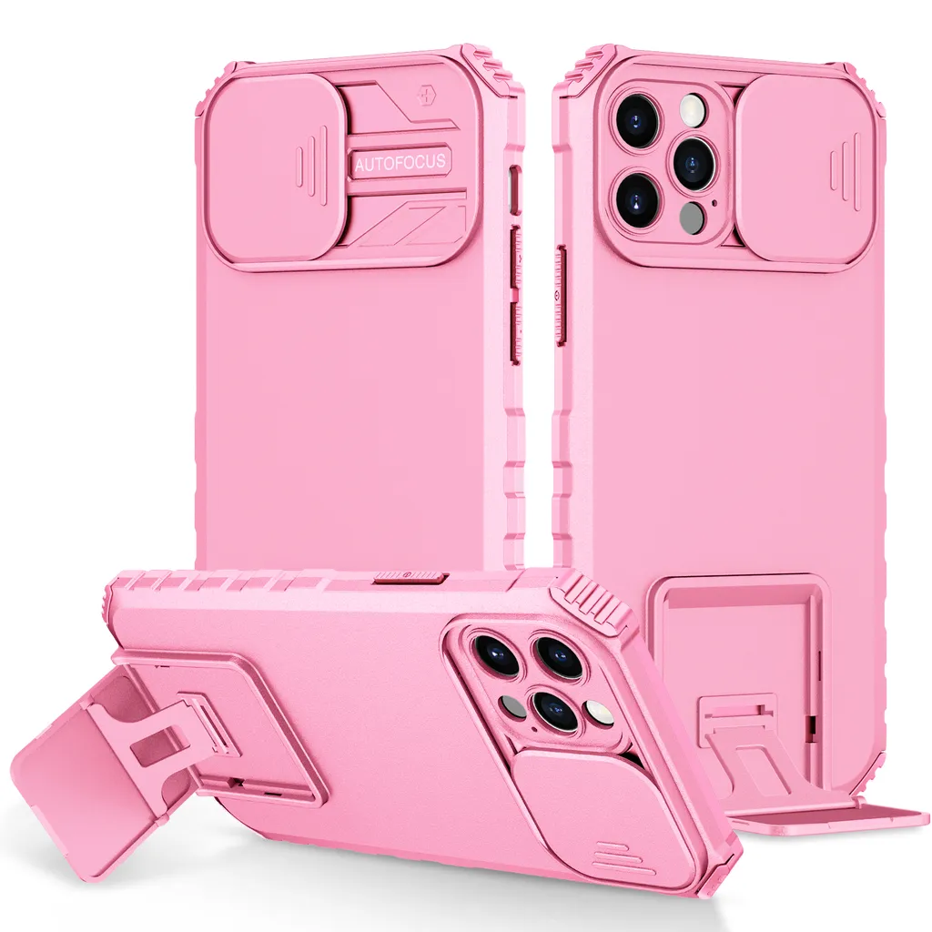 Custodia iPhone 12 Pro Max per Escursioni: Protezione Militare Rosa