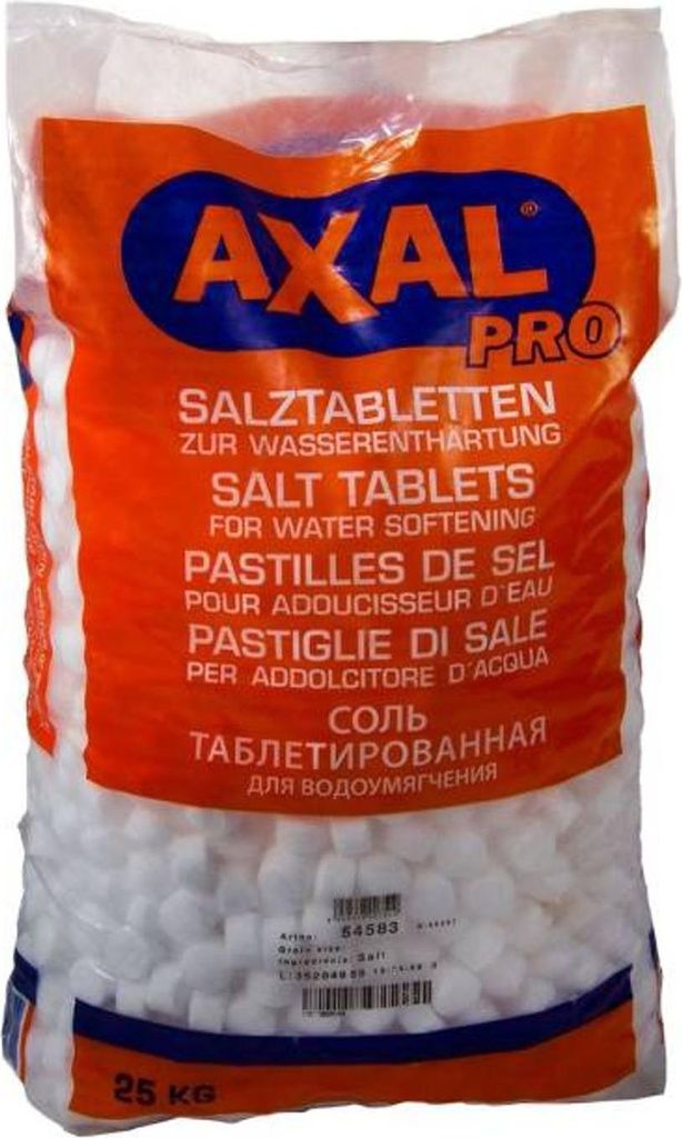 Axal Regeneriersalz 25 kg Salztabletten für Enthärtungsanlagen