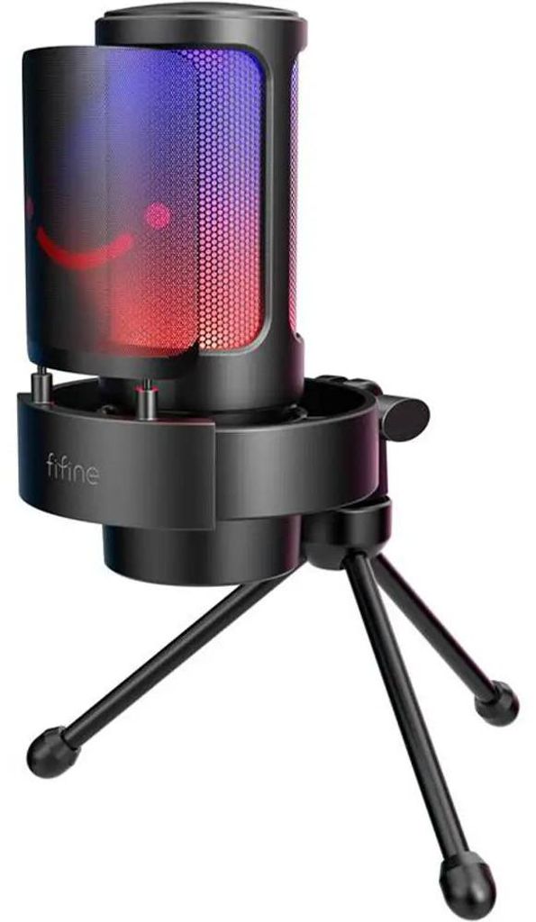 Desktop-Mikrofon FIFINE A8V RGB - Schwarz