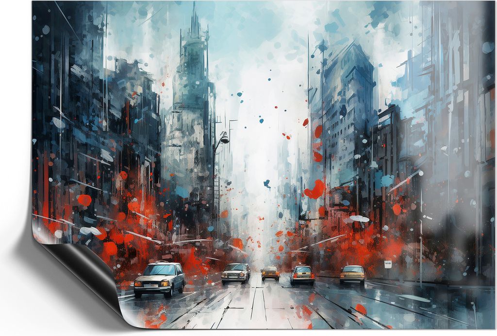 DEQORI Magnetmatte Universal 30x21 cm (A4) 'Städtische Impression' Magnetfolie Kalender Planer