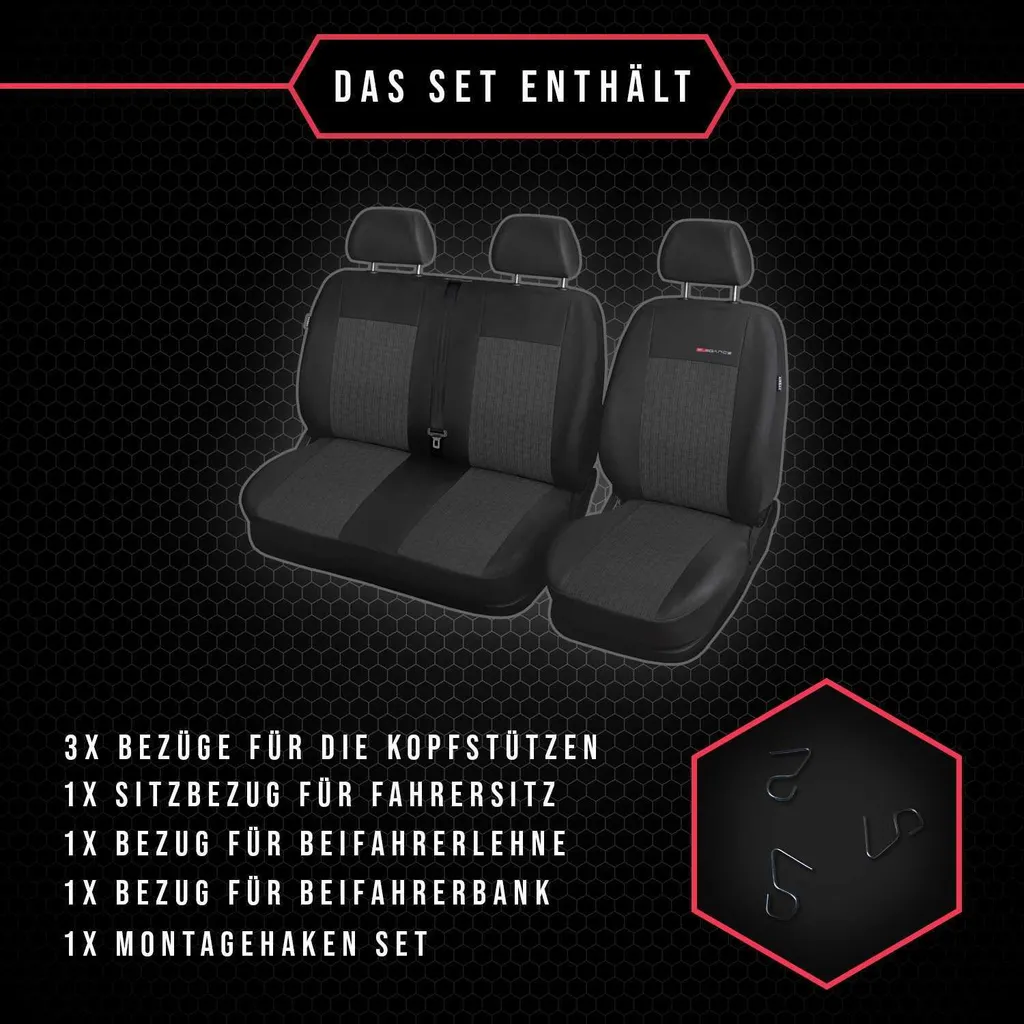 Coprisedili Citroen Jumper 1+2 | Rendi il tuo Furgone Accogliente - 6