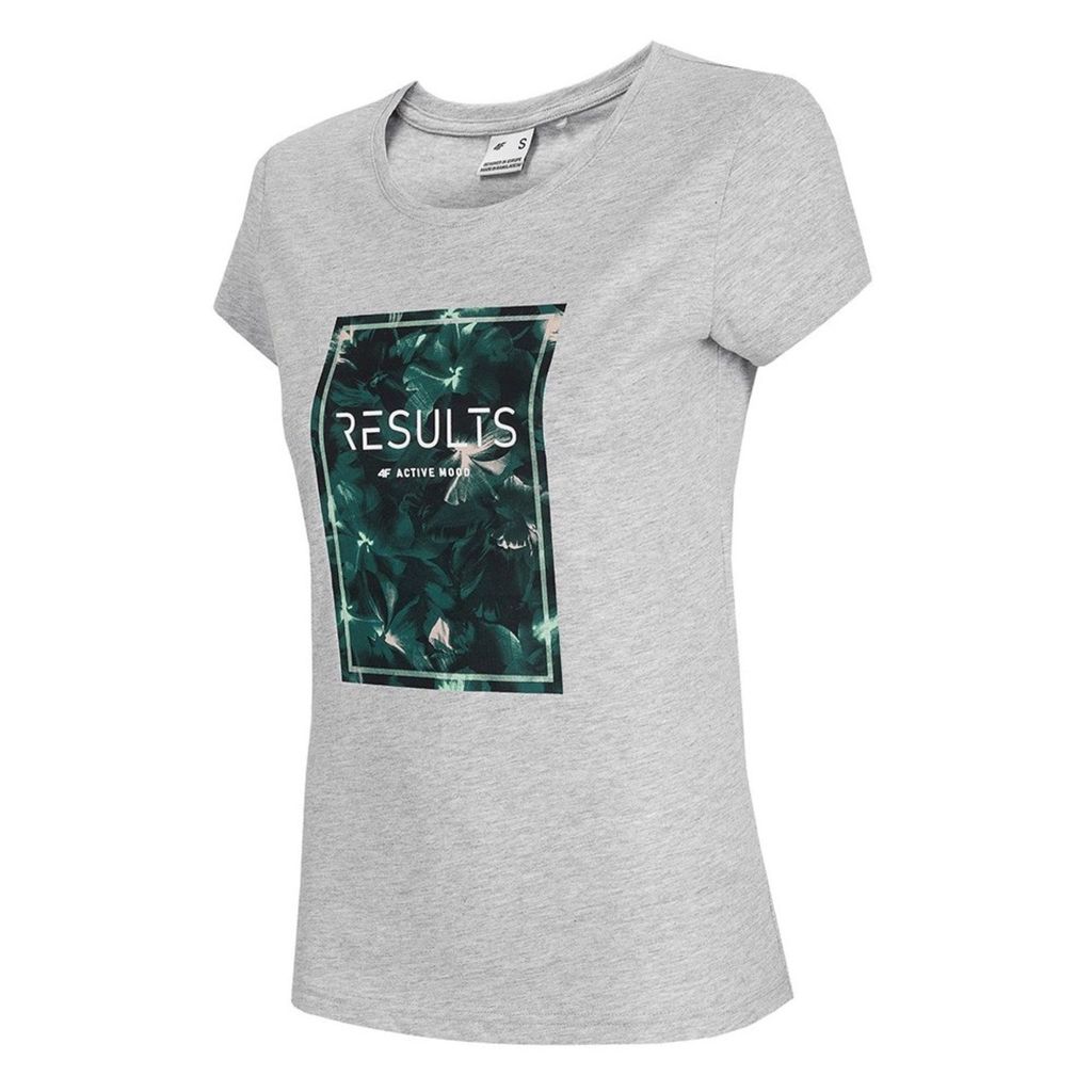 4F - RESULTS - Damen T-Shirt, 100% Baumwolle