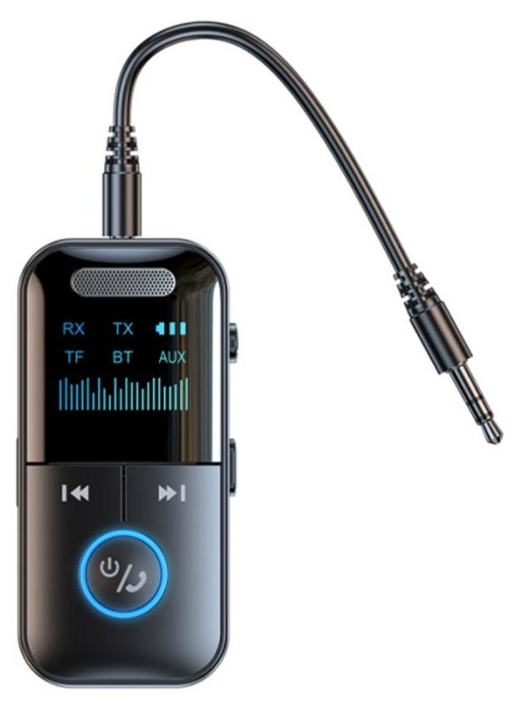 INF GT69 Bluetooth 5.4 Audio Adapter 2in1 ABS 6.5cm für Auto Fernseher