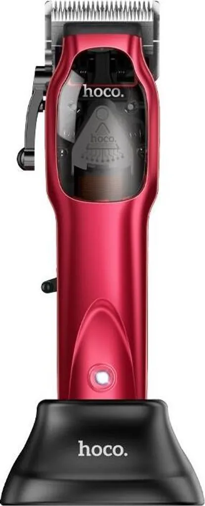 Tondeuse à cheveux Hoco DAR23 rouge avec lames en acier inoxydable