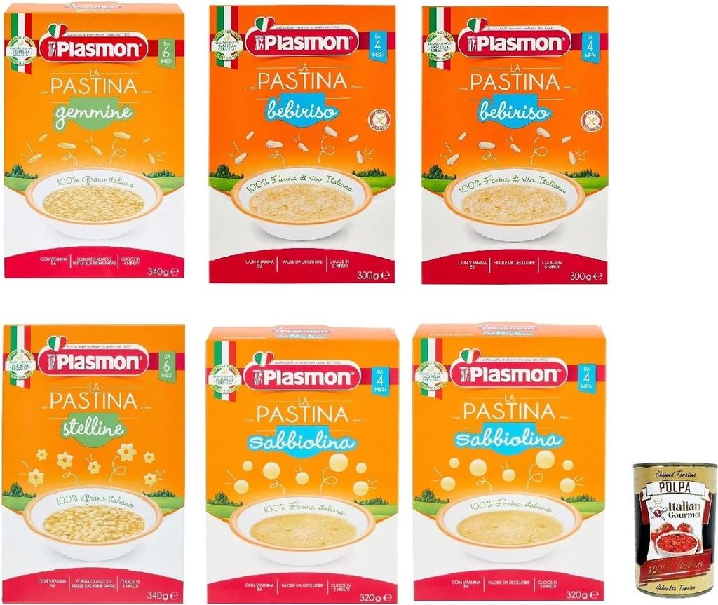 Testpaket Plasmon Pasta Pastina 6x 340g + italian Gourmet Produktbild 