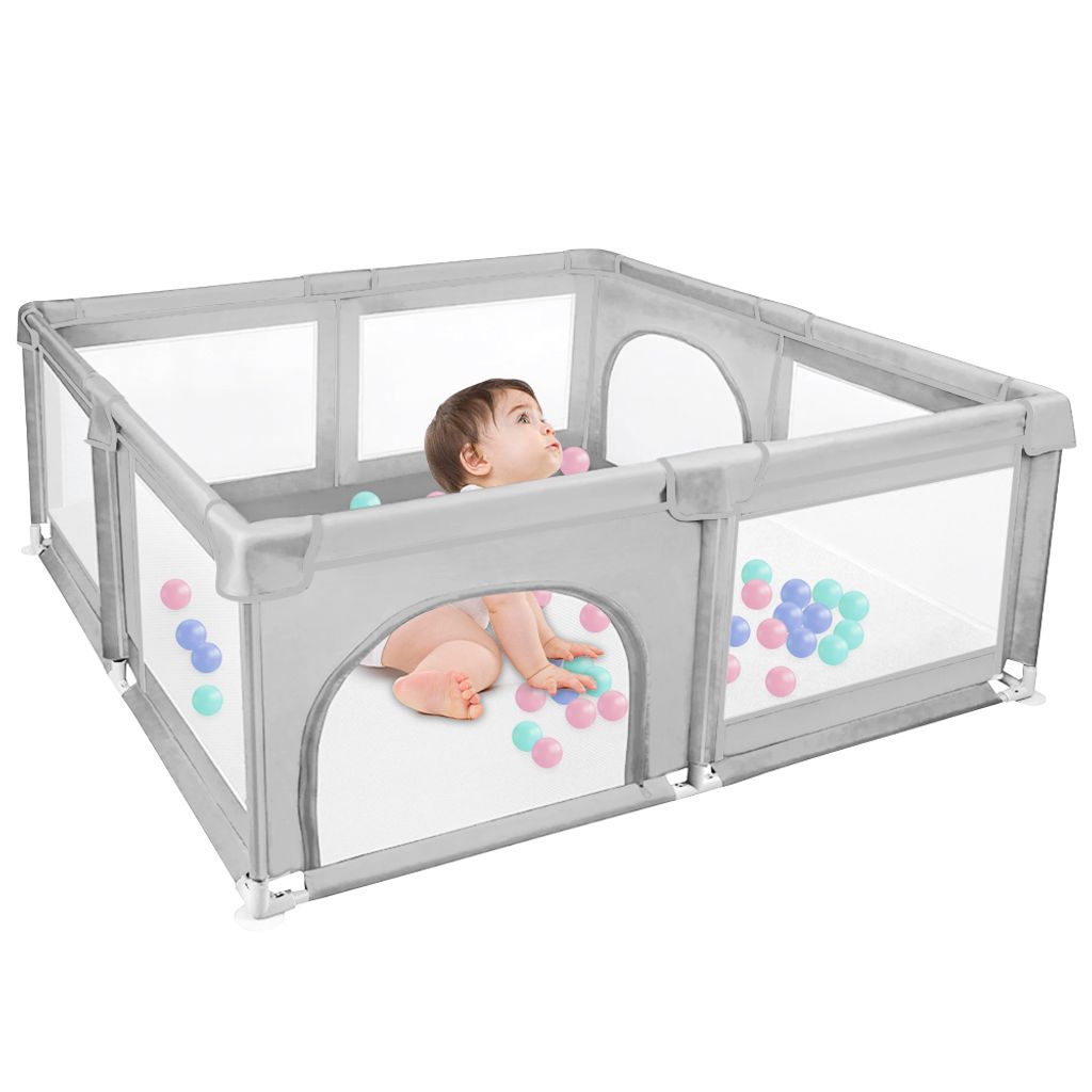 Baby Laufgitter mit 50 Kugel 120x120x66cm Aktivitätszentrum Produktbild 