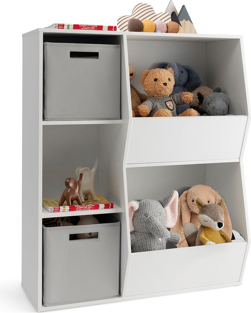 GOPLUS Kinder Spielzeugregal, Kinderregal Kinderzimmerregal Produktbild 