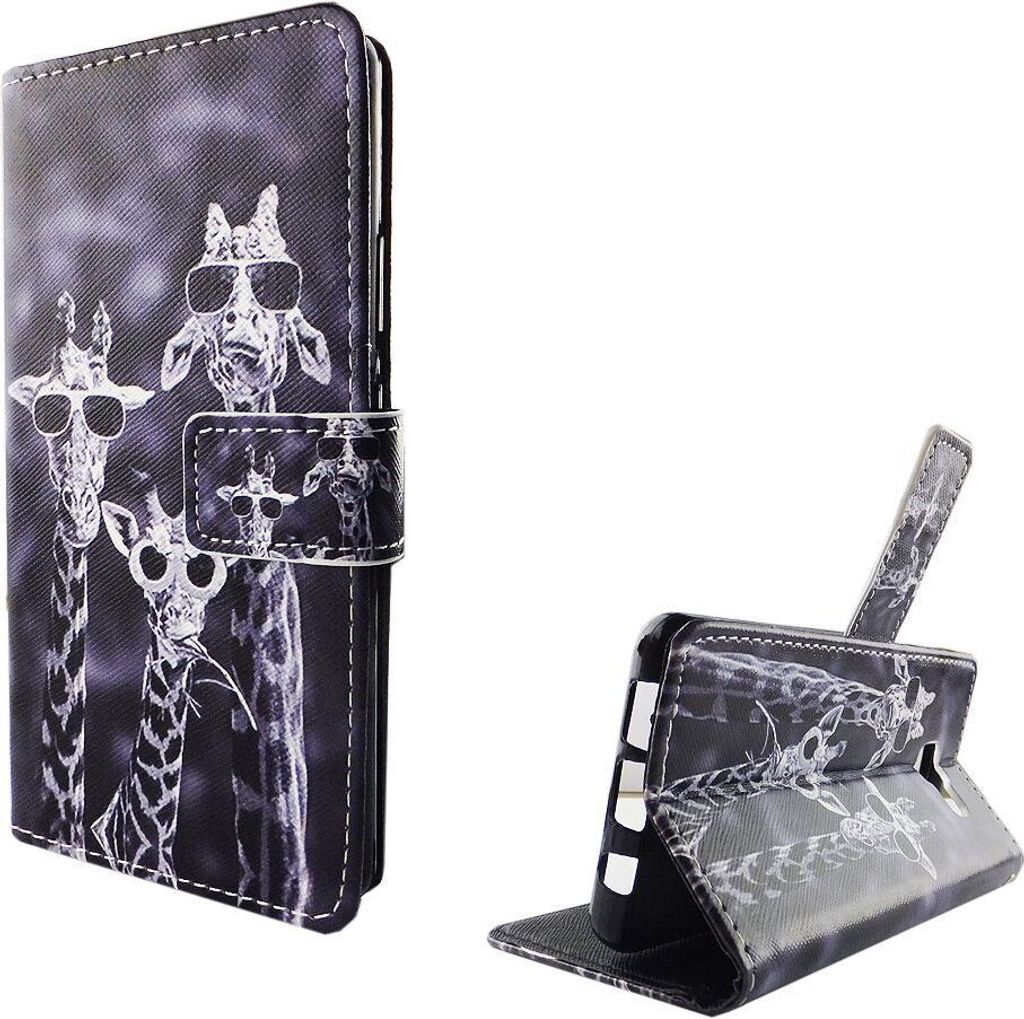 Handyhülle Tasche für Handy Samsung Galaxy A3 2016 3 Giraffen