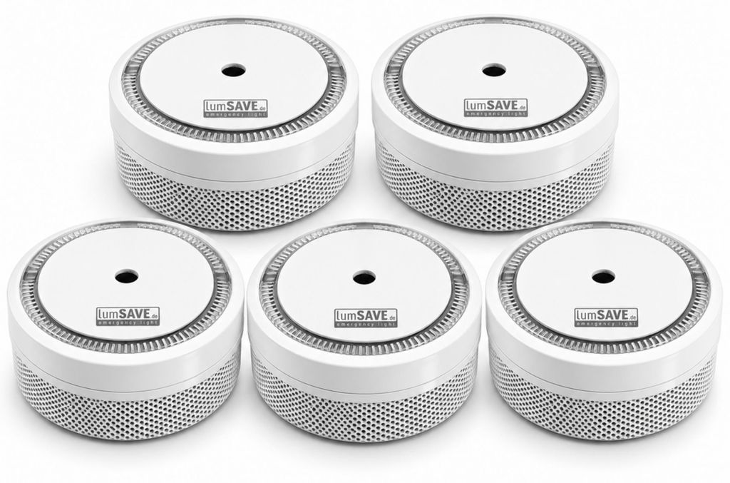 5 Stück LogiLink Mini-Rauchmelder OSC0008 mit Produktbild 