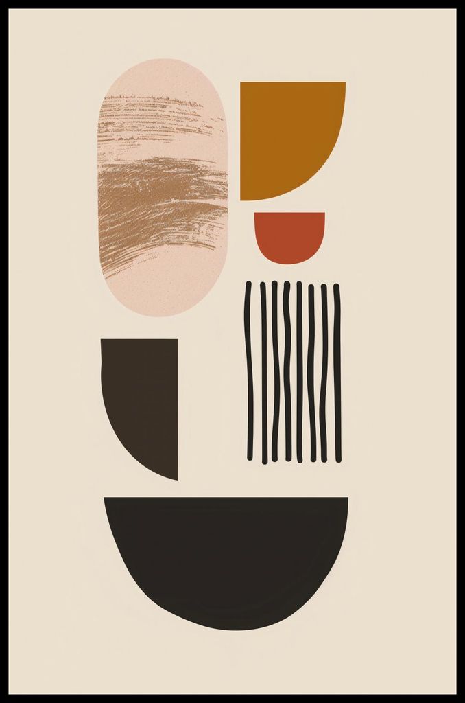 Plakat 53x81cm Textur und Pastell