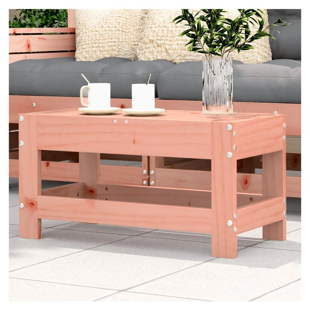 Fußhocker 62x30x32 cm aus massivem Douglas-Holz